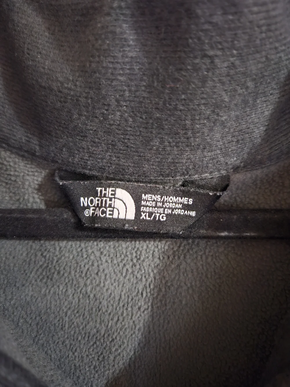 The North Face Men’s Dark Charcoal Half-Zip Pullover